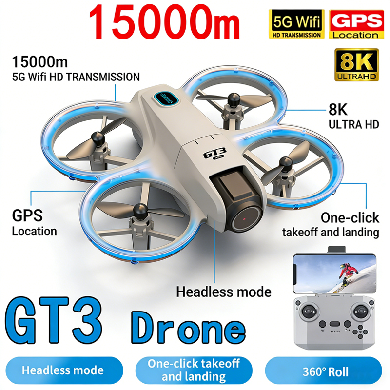 Новый дрон GT3 MAX 8K HD для а – обзор и цена Drone Kit Tricopter