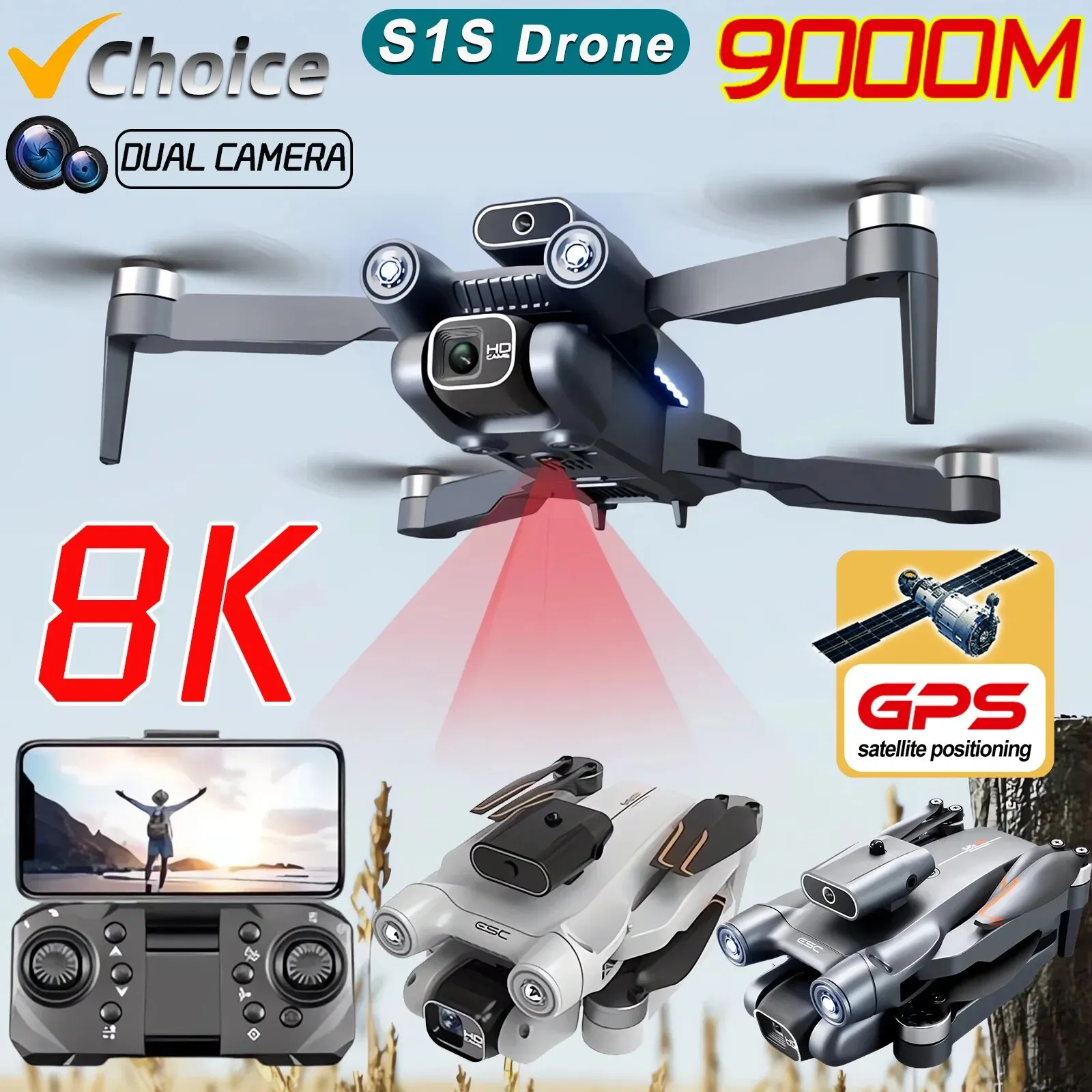 Новинка, камера для дрона S1S, – обзор и цена Drone Kit Professional