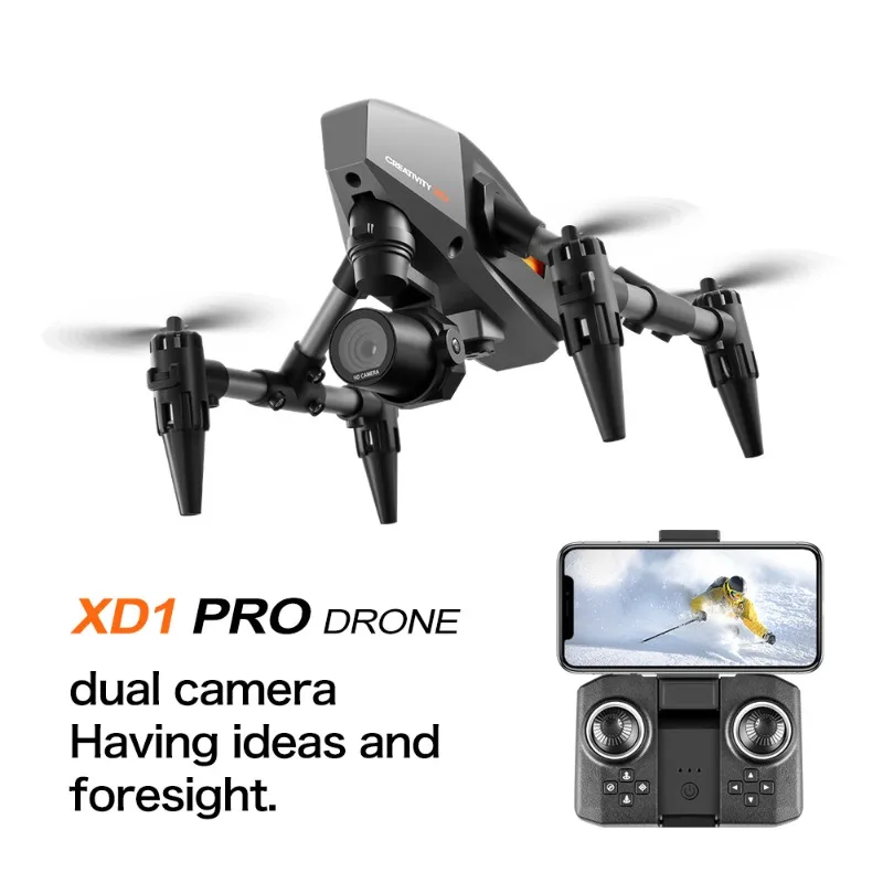 XD1 PRO Мини Дрон Двойная Каме – обзор и цена Drone Kit Tricopter